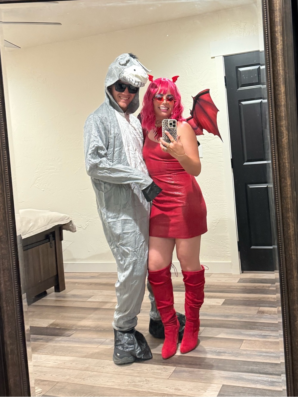 Donkey & Dragon Couples Costume! 🫏❤️‍🔥🏰🧇